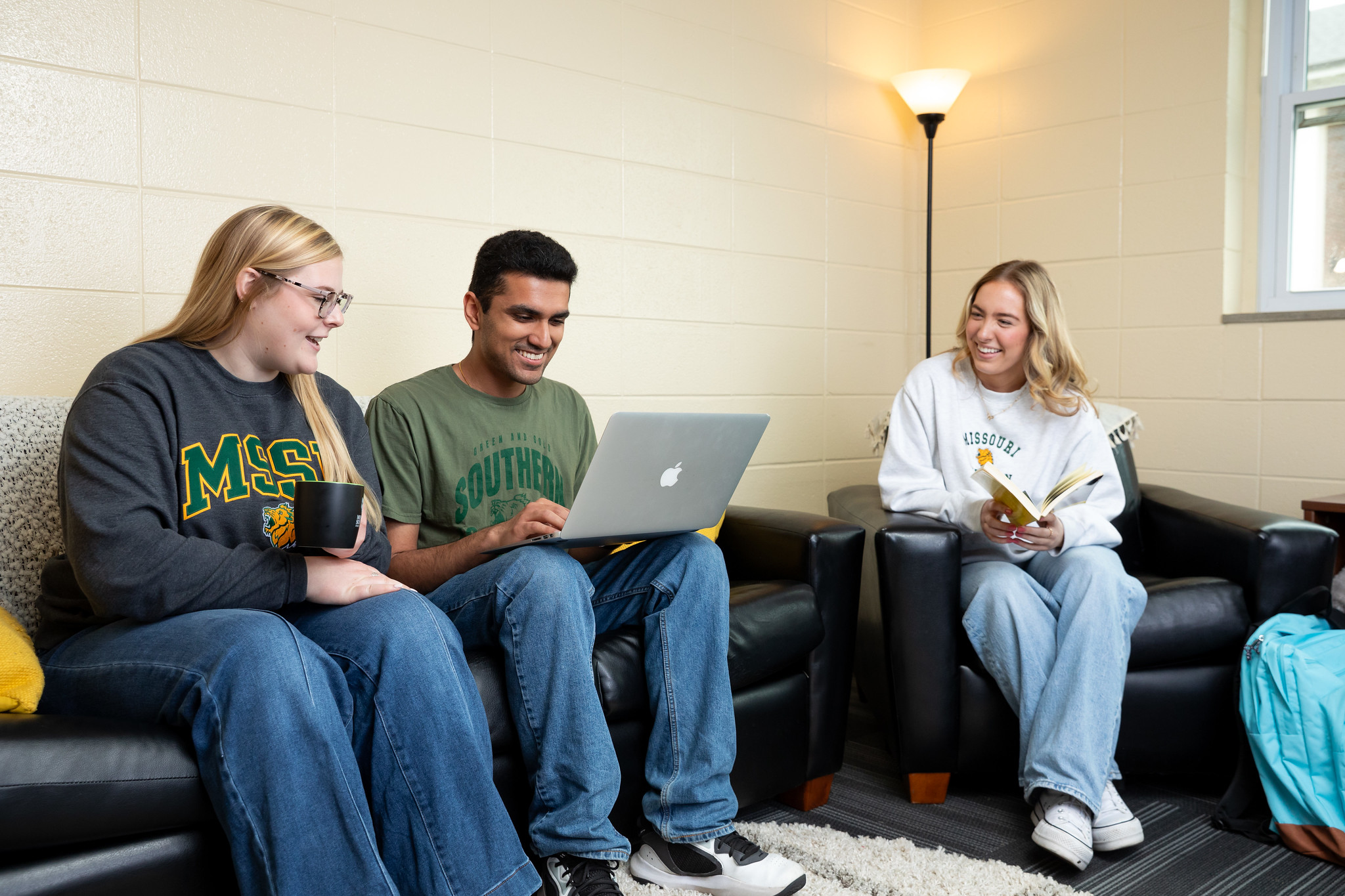 students in apartment